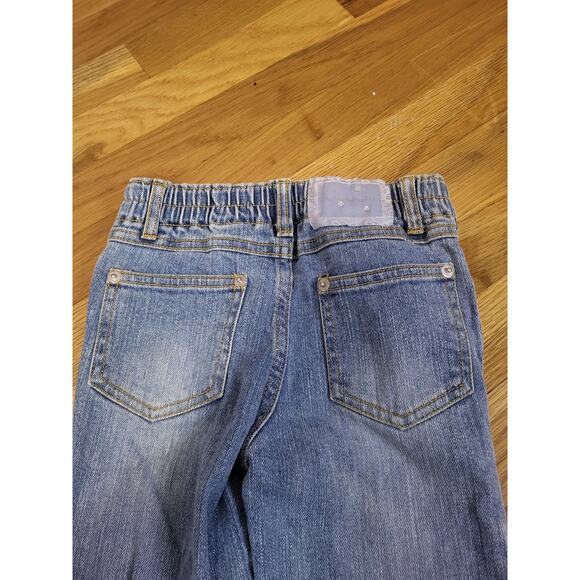 Mary-Kate and Ashley Girls Jeans Size 4 Sparkle Cuff Rhinestone Denim Pants Y2K - Picture 13 of 14